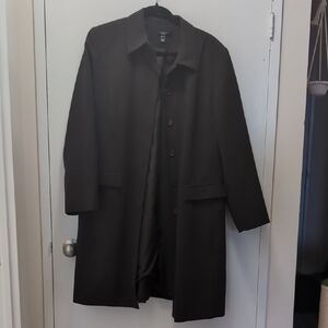 Men's Charcoal Trench Coat